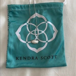White Kendra Scott Elisa Pendant